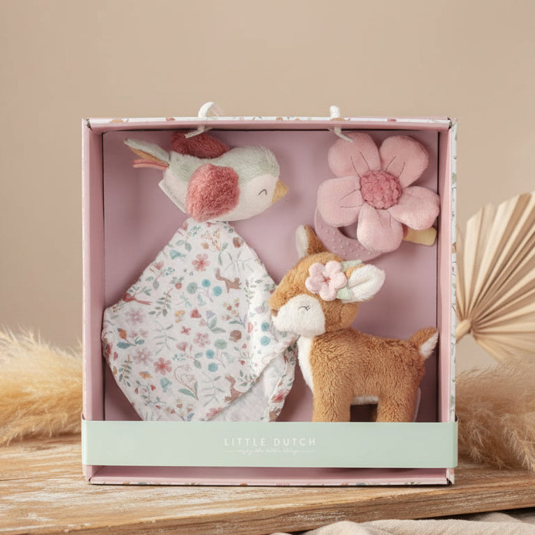 Geschenkset mit Kuscheltieren Reh Fairy Garden