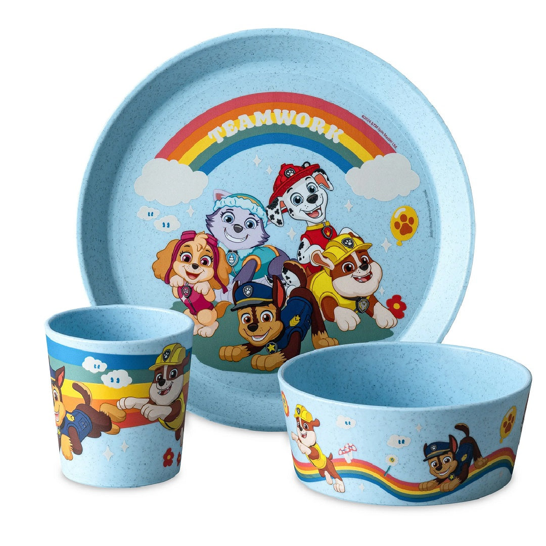 Service de table 3 pièces Connect Grow Paw Patrol, bleu | Koziol