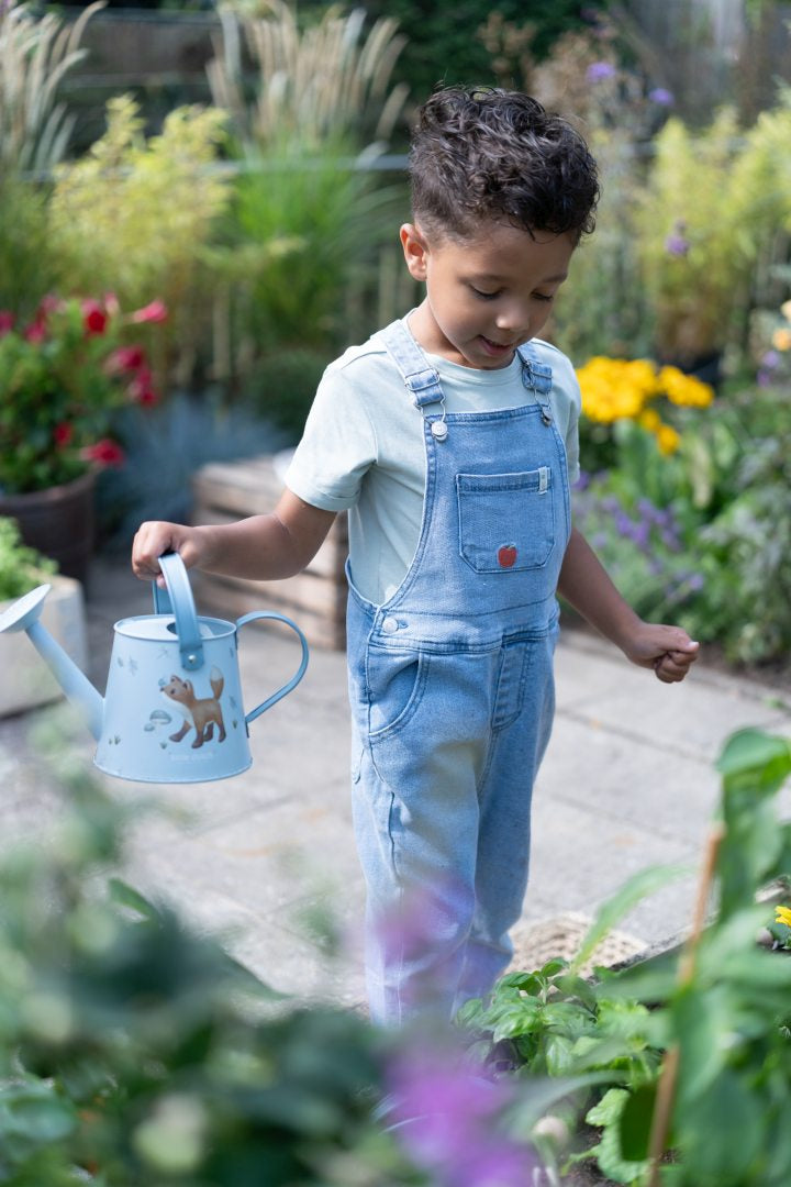 Children's Metal Watering Can in Blue – For Little Gardeners Aged 3 and Up