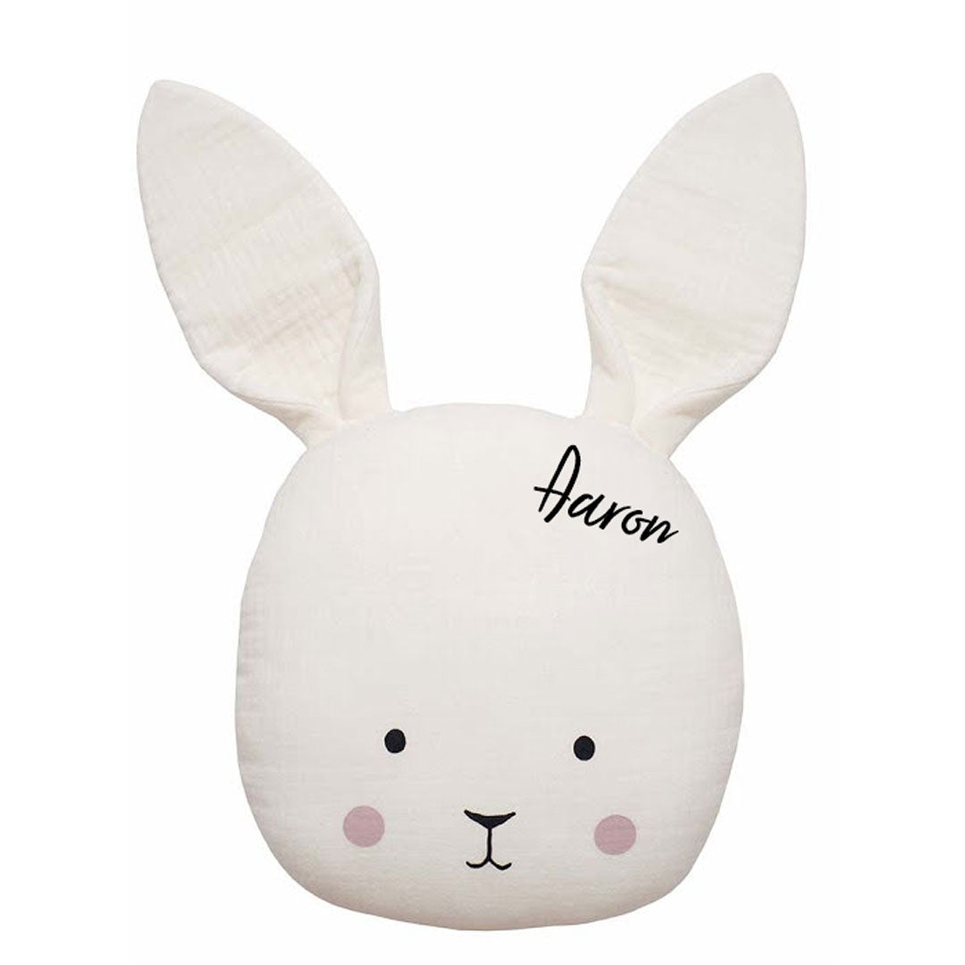 Coussin lapin personnalisé pour bébés et enfants | JaBaDaBaDo