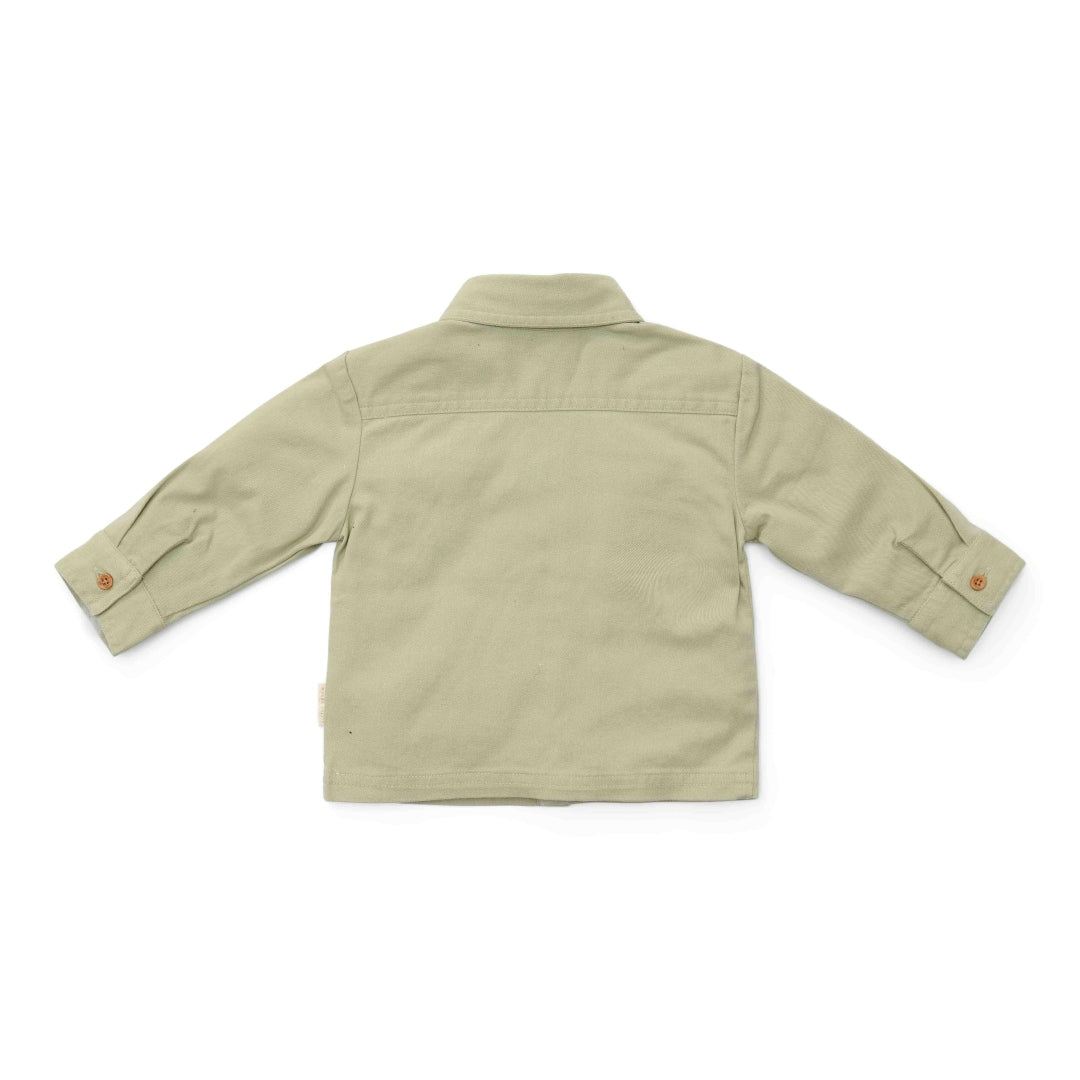 Surchemise verte pour bébés et enfants