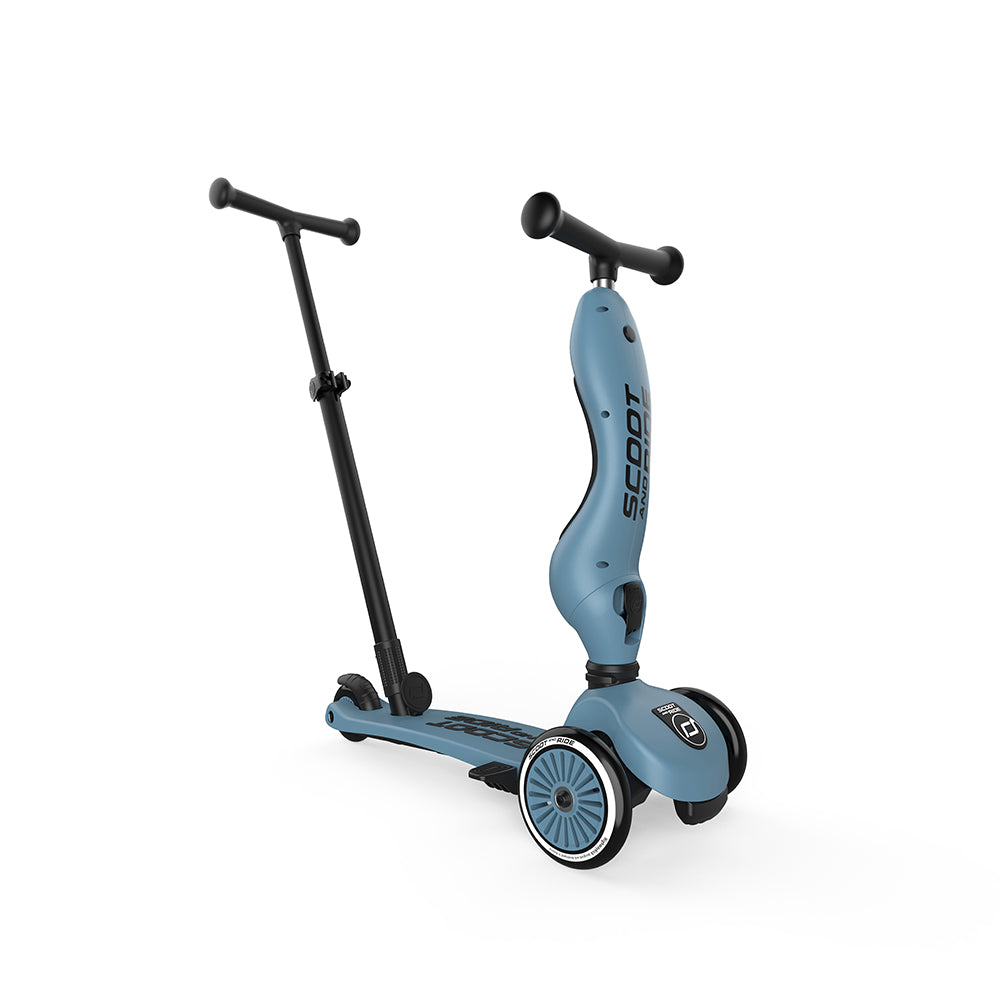 Highwaykick 1 Push &amp; Go en acier | Trottinette et balade