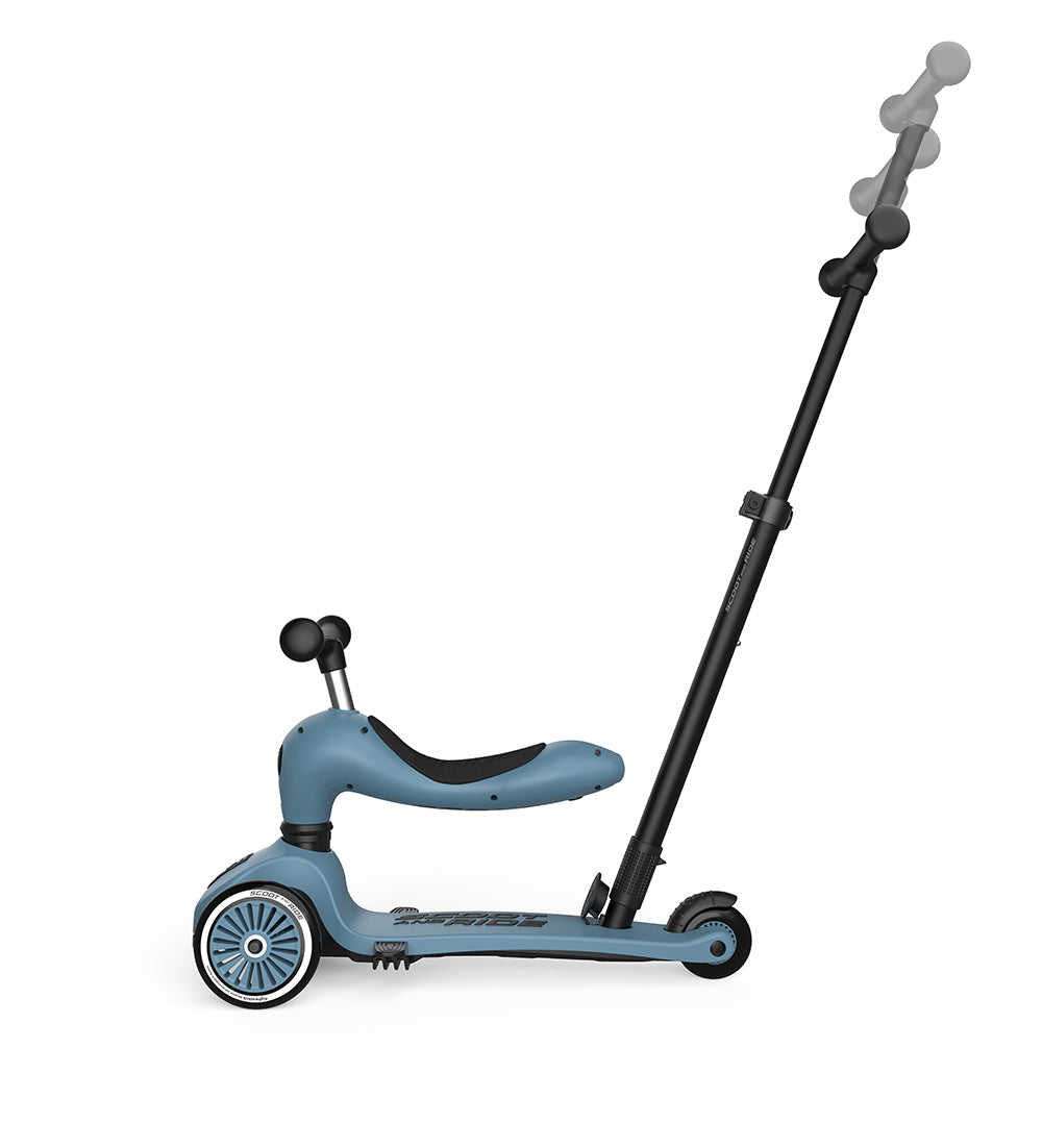Highwaykick 1 Push &amp; Go en acier | Trottinette et balade