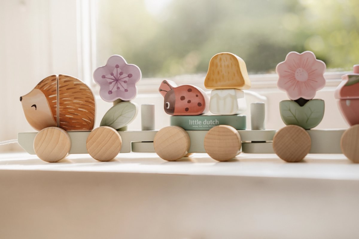 Train en bois pour le jardin des fées « Pour le baptême » | Little Dutch