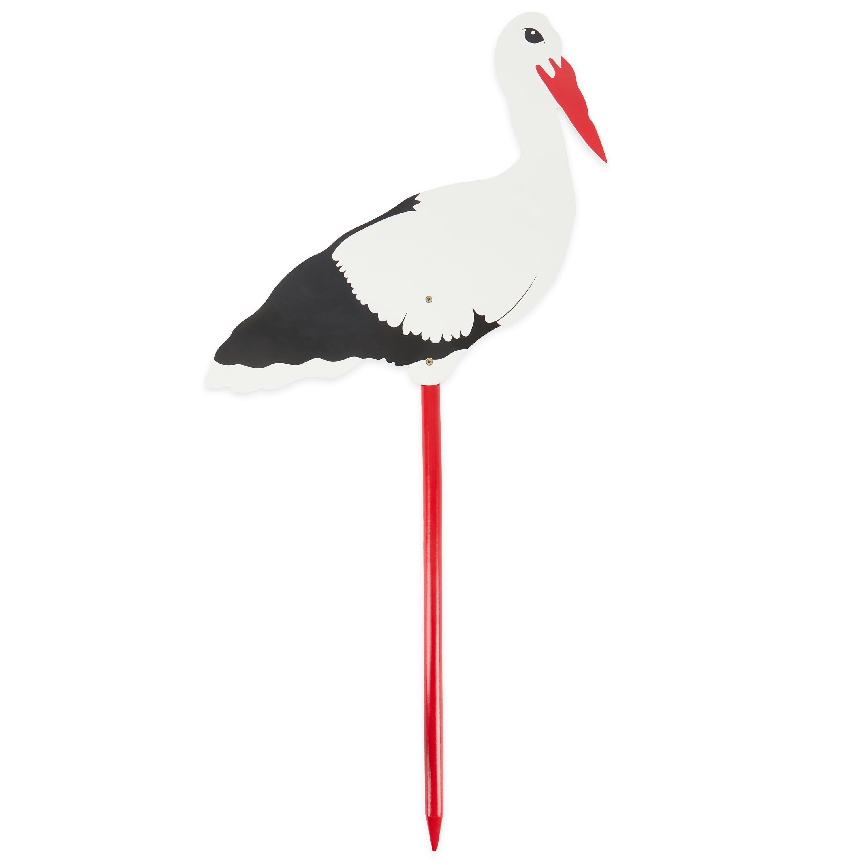 Cigogne en bois XL 100 cm – Décoration cigogne pour naissance | Bieco