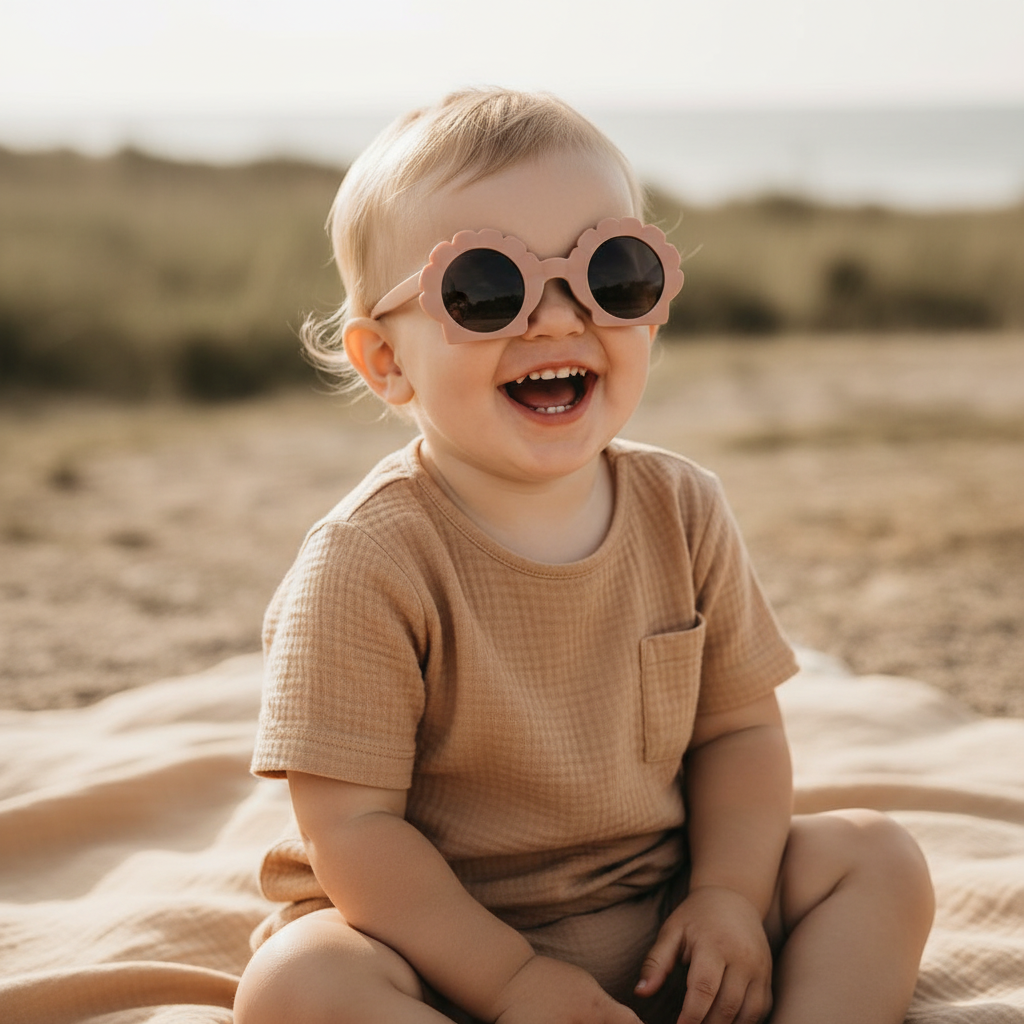 Lunettes de soleil enfant Coquillage – Protection UV pour bébés et enfants