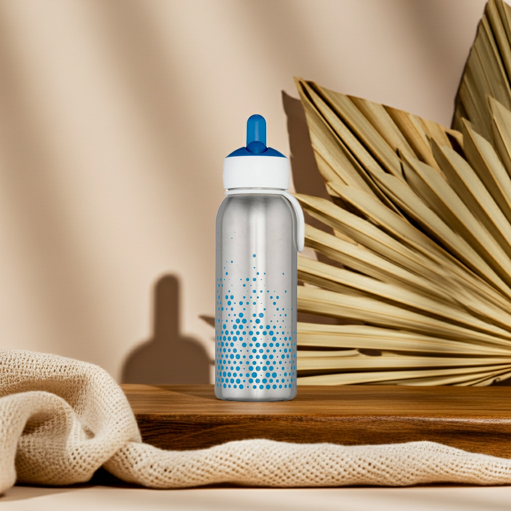 Bouteille isotherme Flip-up 350 ml - Bleu | Mepal