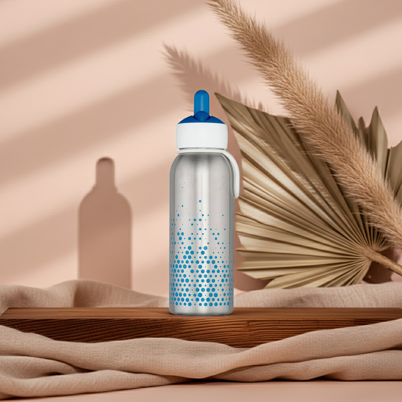 Bouteille isotherme Flip-up 350 ml - Bleu | Mepal