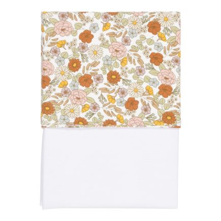 Drap de lit enfant Vintage Petites Fleurs 110 x 140 cm | Little Dutch