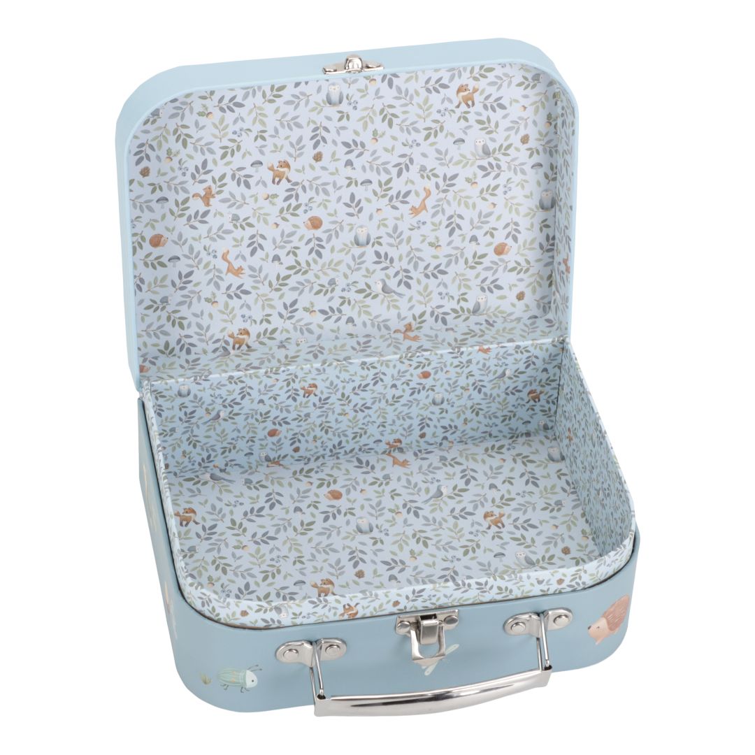 Ensemble de valises personnalisé avec nom en bleu