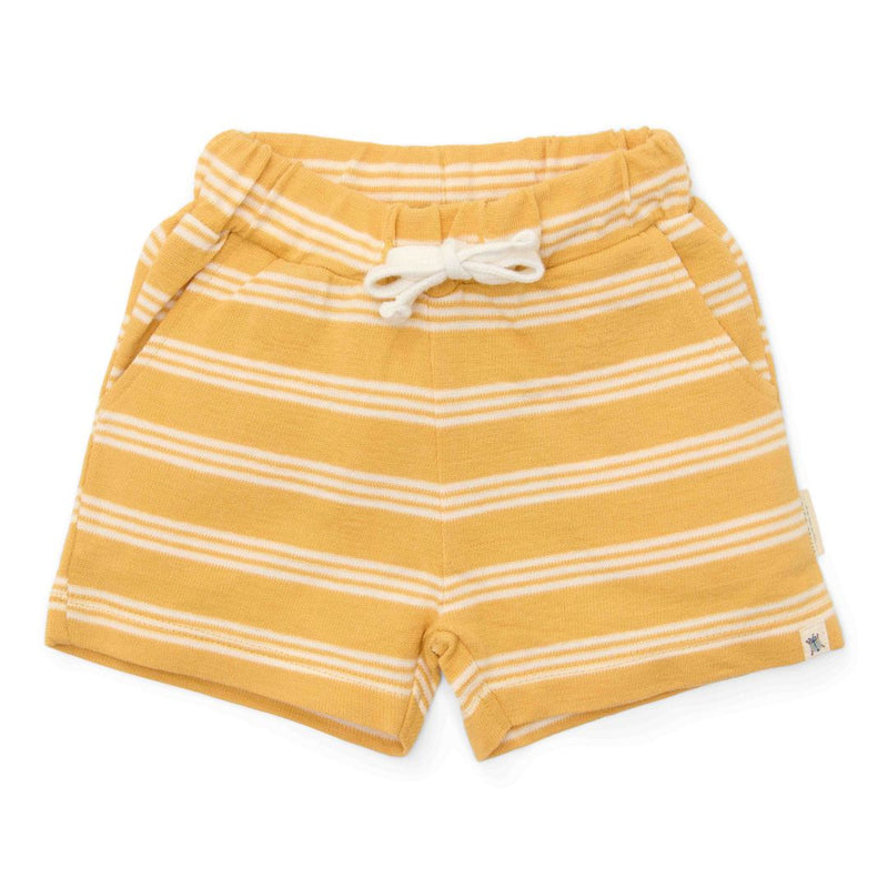 Short Jaune Rayé pour Bébés et Enfants
