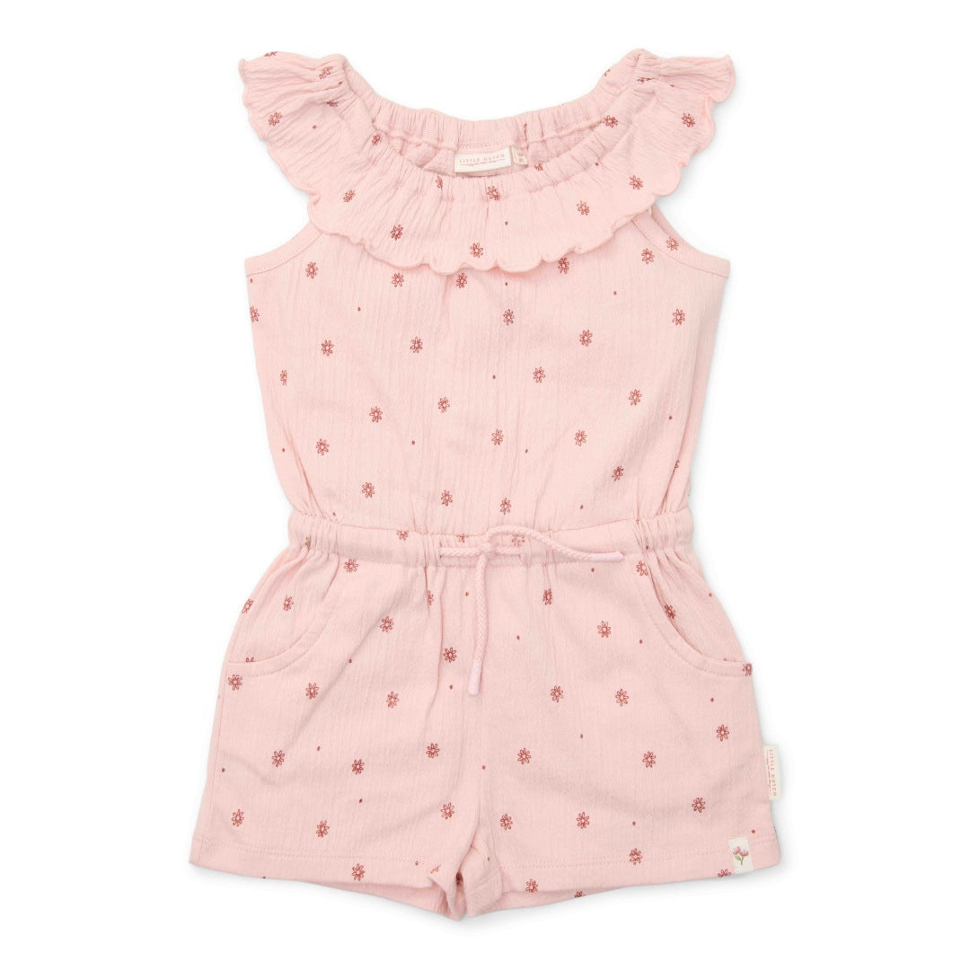 Salopette courte Lotus – Tenue d'été pour bébés et tout-petits