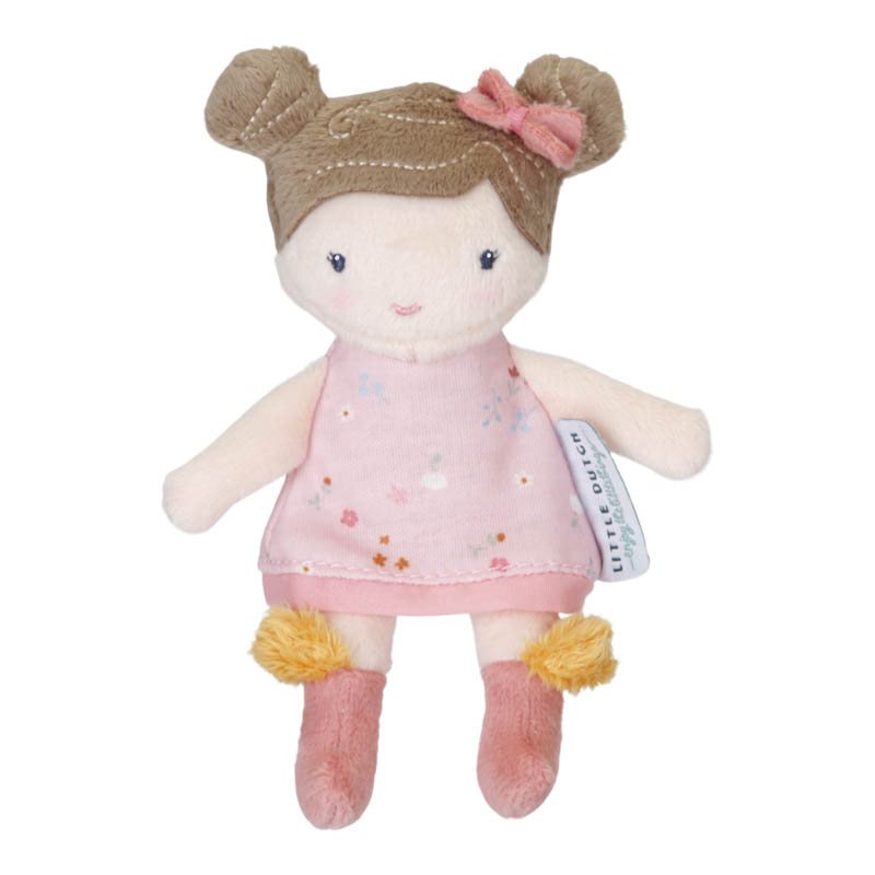 Pink cuddly doll, 10 cm