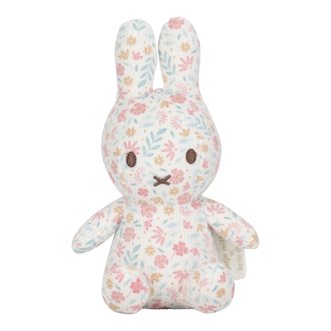 Doudou Lapin Lucky Blossom all-over-print, 15 cm x Miffy