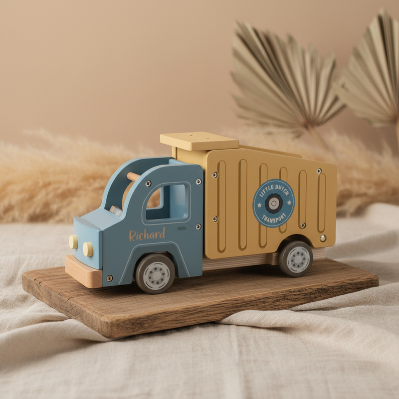 Camion benne en bois