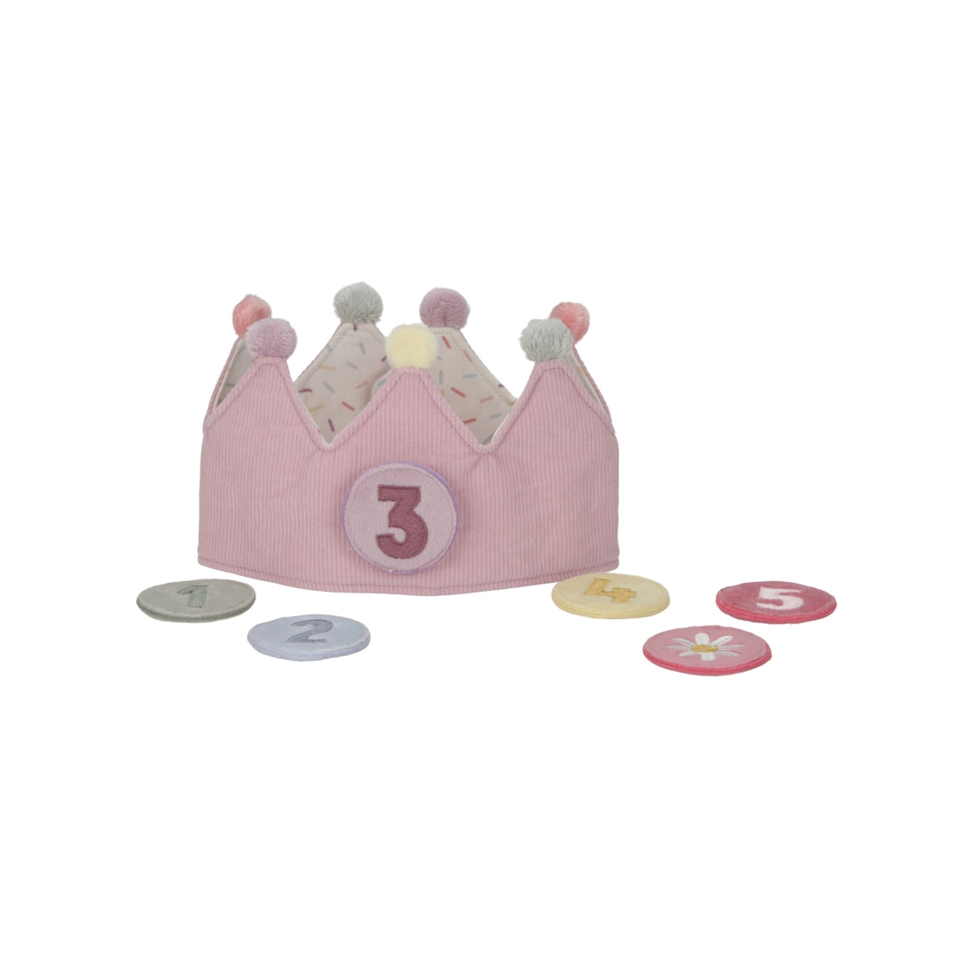 Couronne d'anniversaire Rose – Couronne pour anniversaires d'enfants