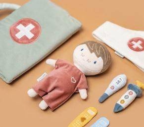Cuddly Doll Jim Doctor Play Set - Role-playing for Children