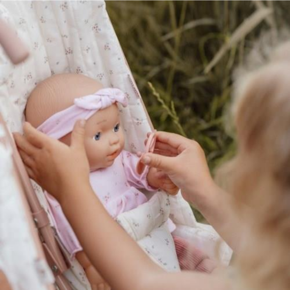 Poupée bébé personnalisée Lily avec prénom et accessoires | Cadeau pour enfants