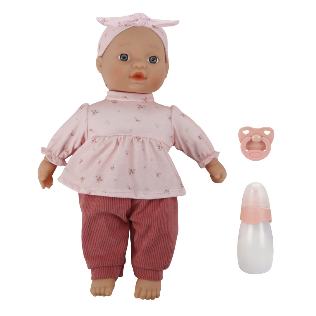 Poupée bébé personnalisée Lily avec prénom et accessoires | Cadeau pour enfants
