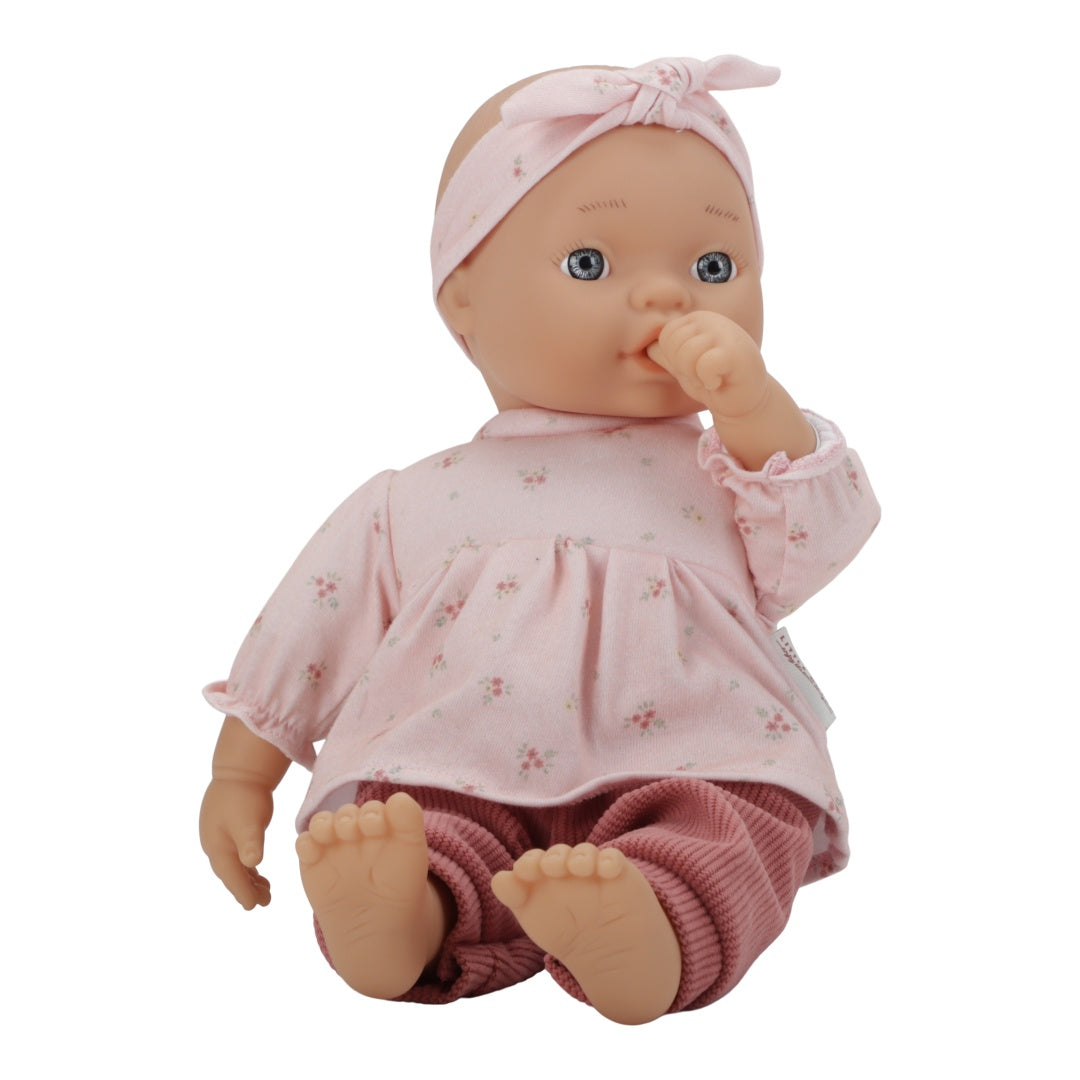 Poupée bébé personnalisée Lily avec prénom et accessoires | Cadeau pour enfants