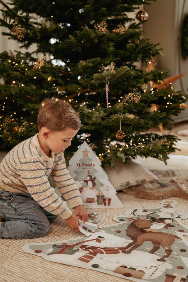 Weihnachtspuzzle XL – Puzzle für Kinder zur Weihnachtszeit