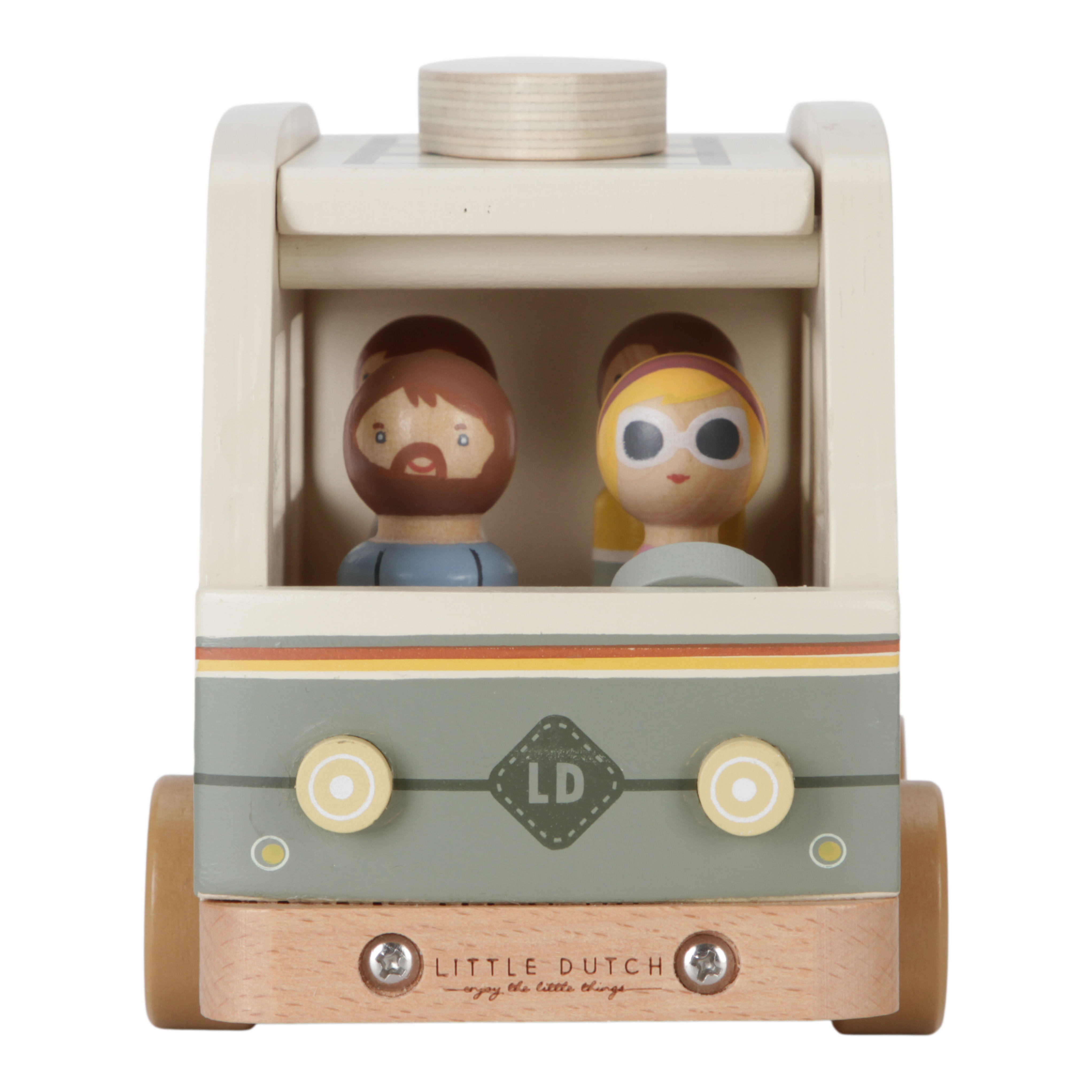 Camping-car rétro avec figurines – Jeu de rôle pour enfants