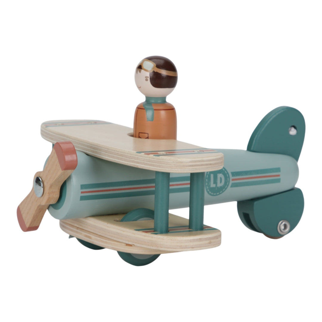 Avion jouet en bois personnalisé