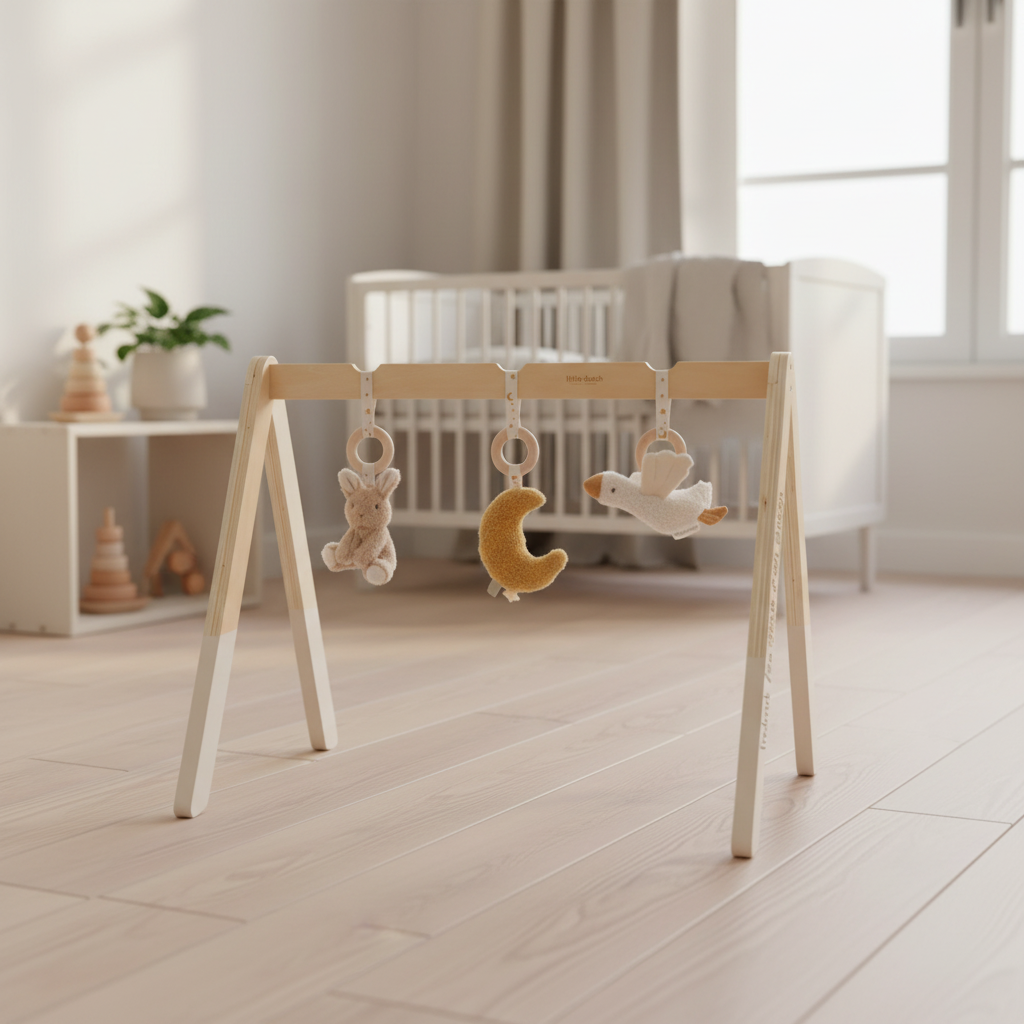 Newborn Naturals Play Gym for Babies | Schmatzepuffer