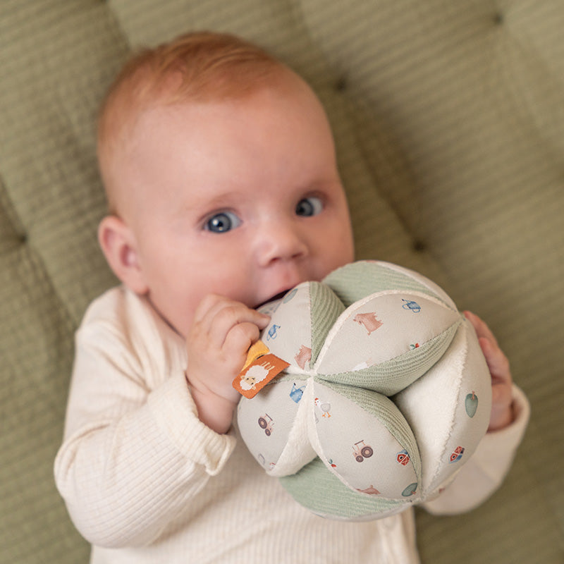 Balle à agripper Little Farm – Jouet de motricité pour bébés
