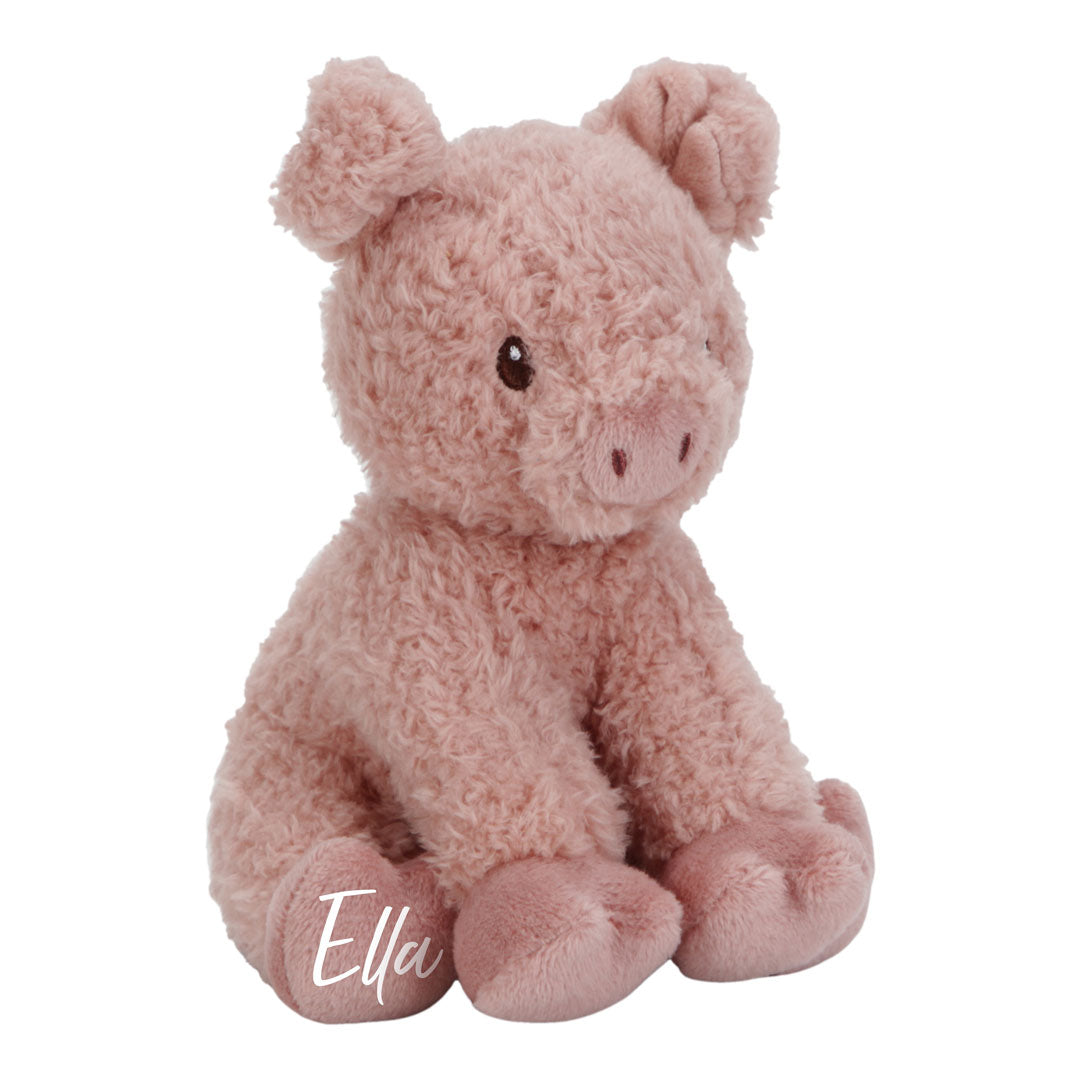 Doudou cochon Little Farm 17 cm – Le compagnon douillet de bébé