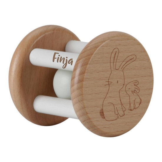 Baby Bunny Rolling Rattle