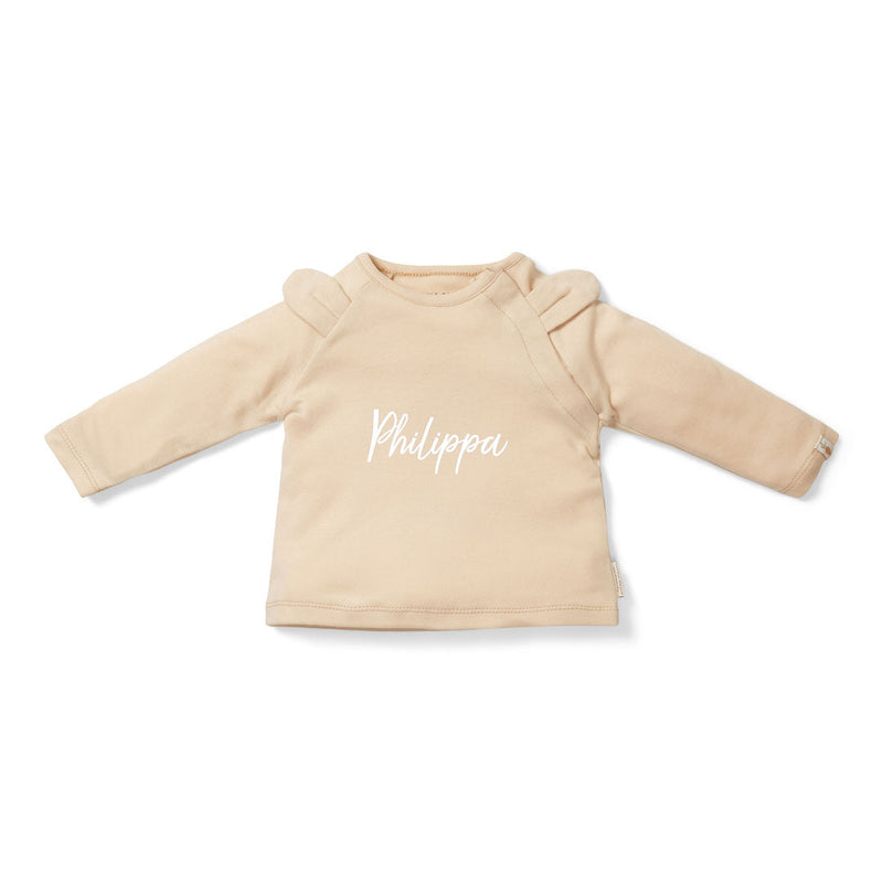 T-shirt manches longues Lapin sable pour bébés et enfants
