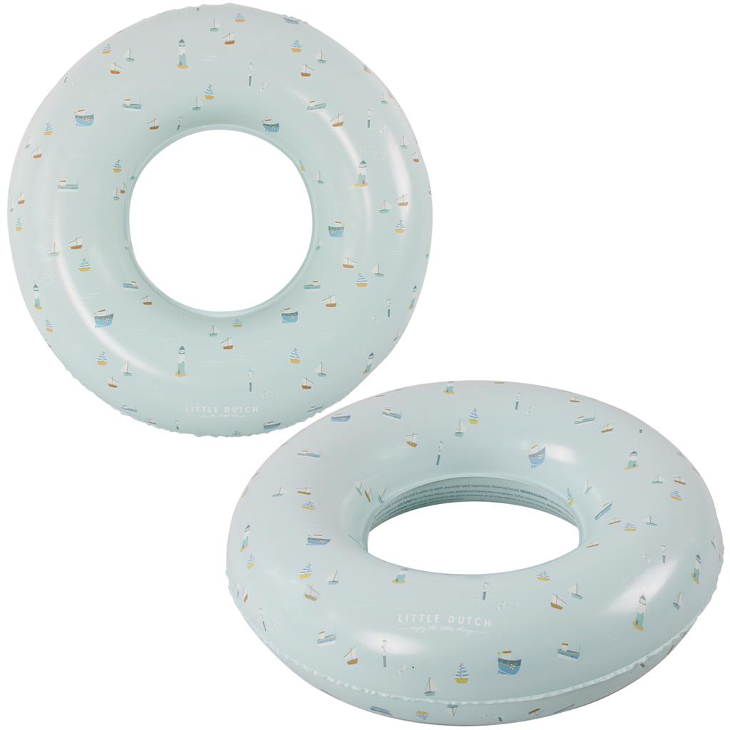 Children's Swim Ring 50 cm in Blue – Nautical Design
