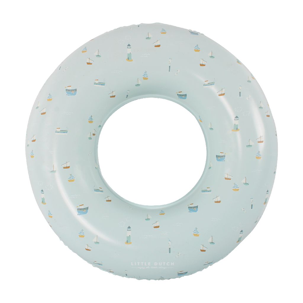 Children's Swim Ring 50 cm in Blue – Nautical Design