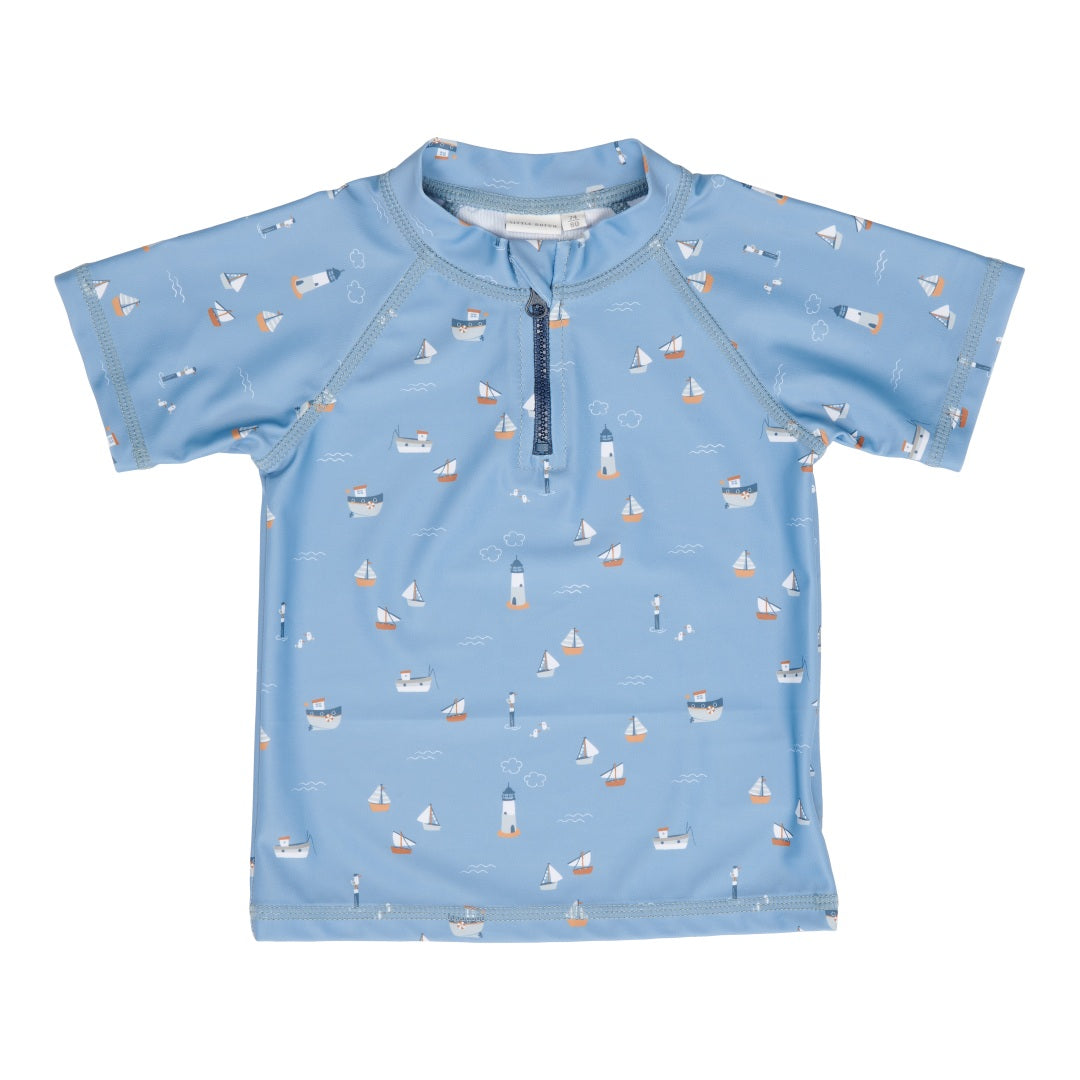 Maillot de bain Sailors Bay bleu foncé | Little Dutch