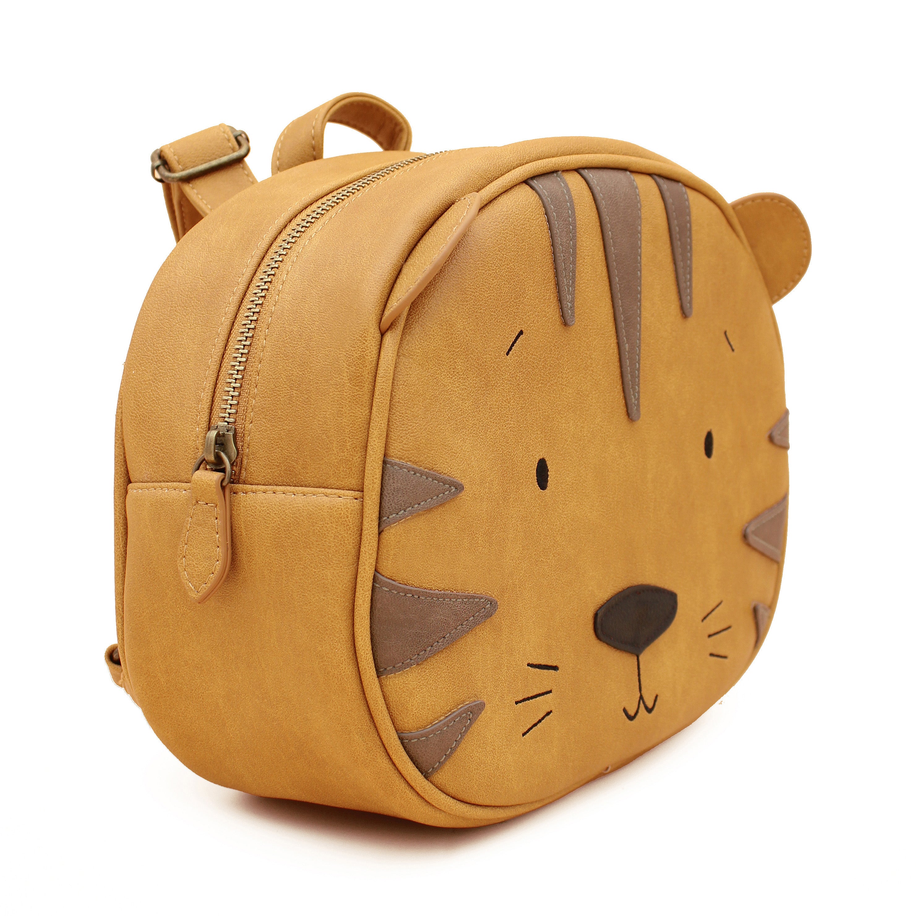 Grand sac à dos Tiger Theodor, orange | Little Who