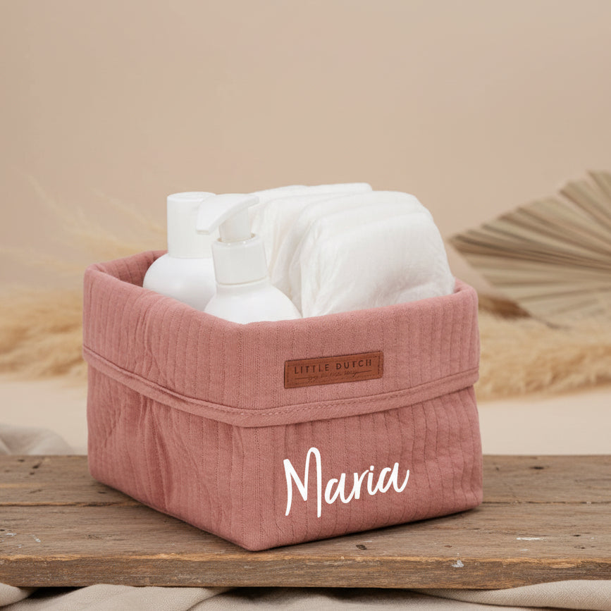 Panier d'allaitement Pure Pink Blush, petit | Little Dutch