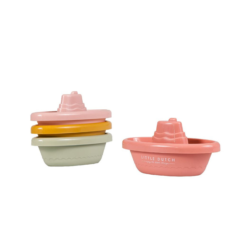 Bateaux jouets pour le bain roses | Little Dutch