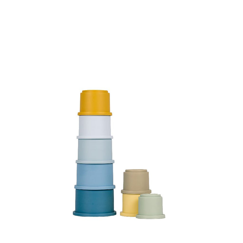 Gobelet empilable bleu | Little Dutch