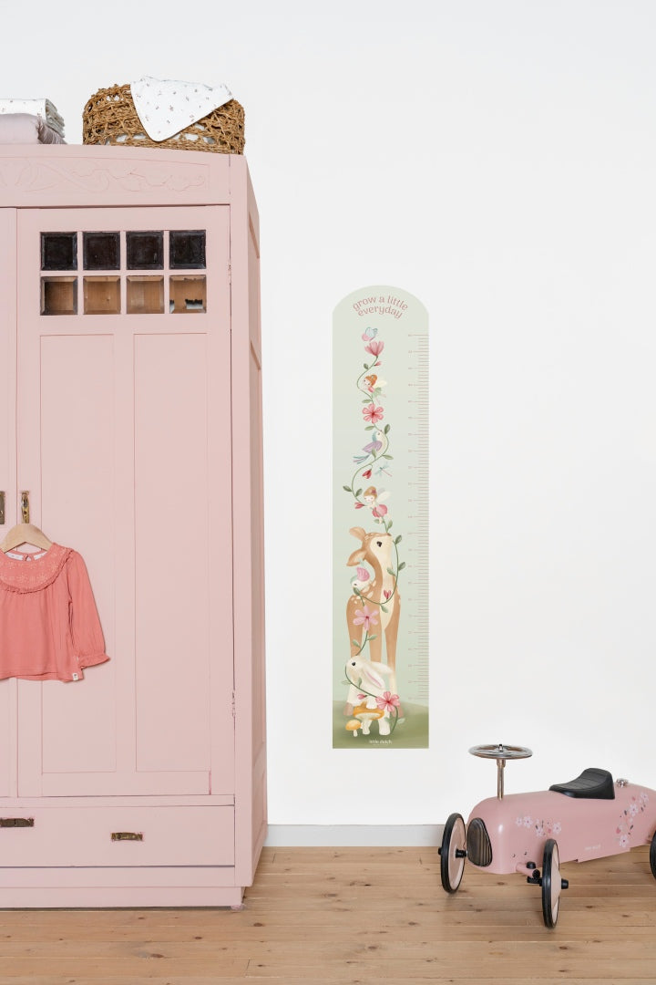 Messlatte Wandaufkleber Fairy Garden | Little Dutch