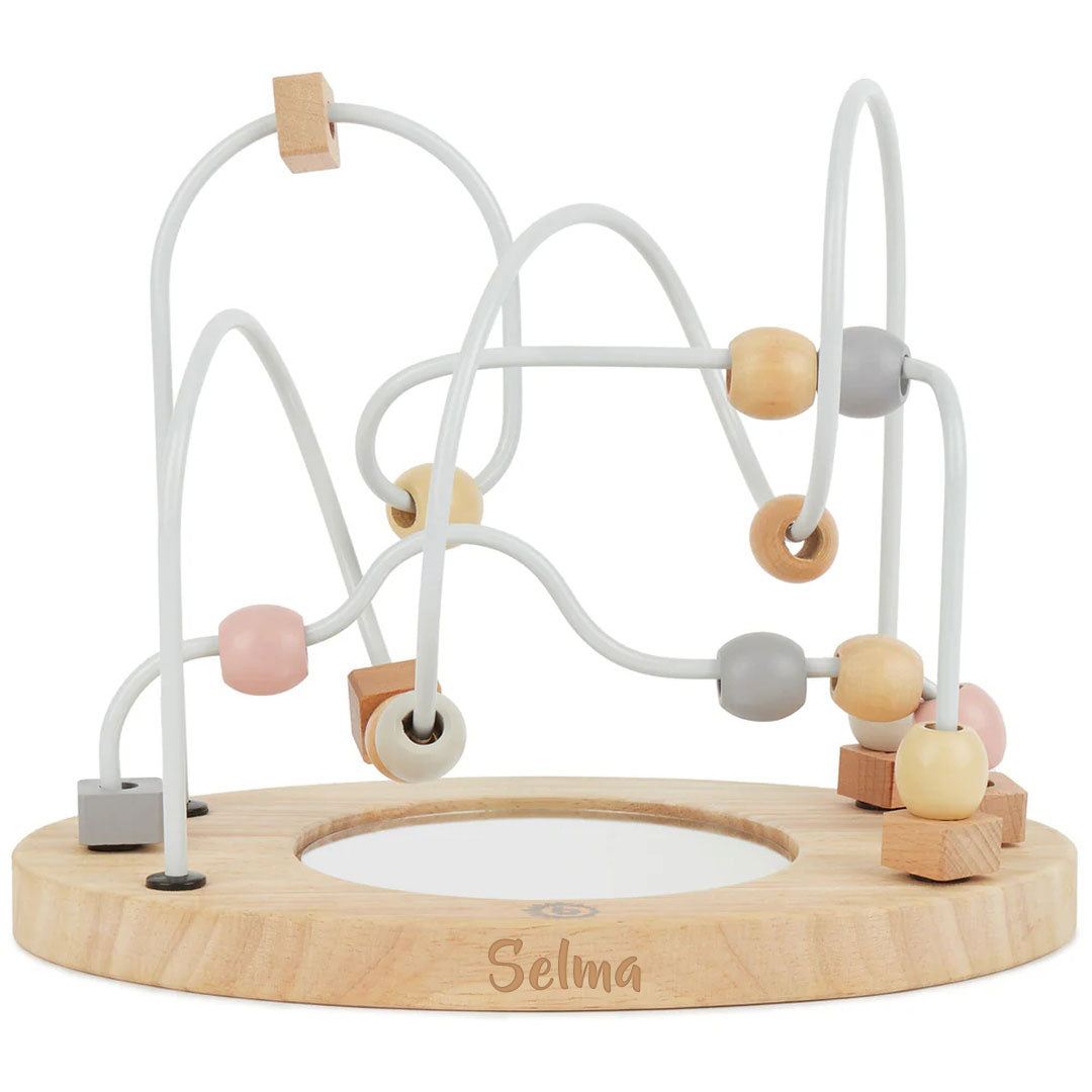 Motor skills loop with mirror rose | Bieco