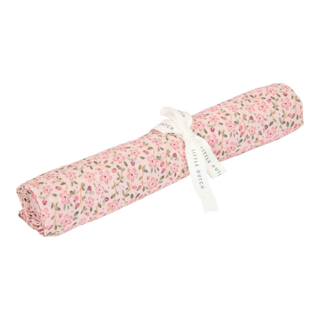 Musselintuch Swaddle 120 x 120 cm Fairy Floral | Little Dutch