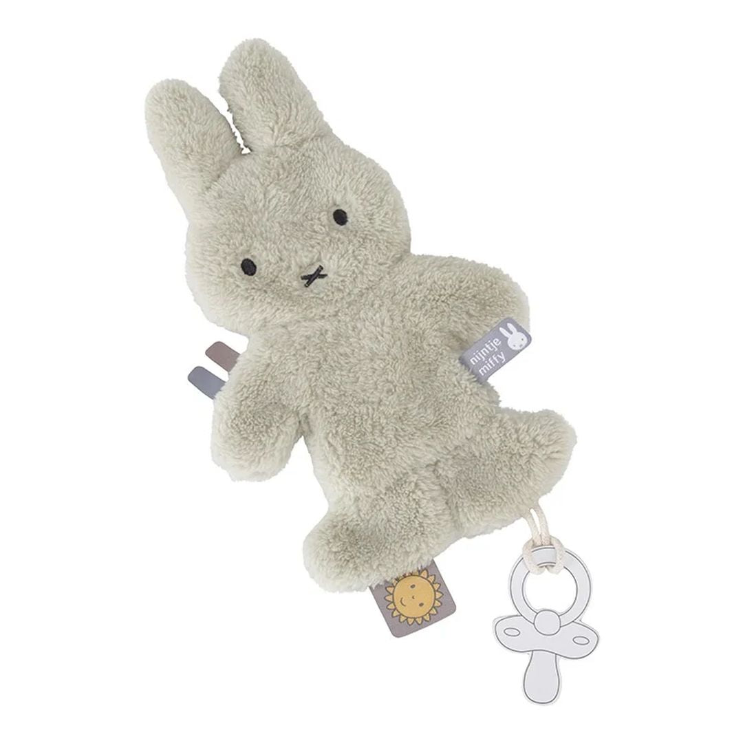 Doudou Miffy Fluffy Vert pour bébés