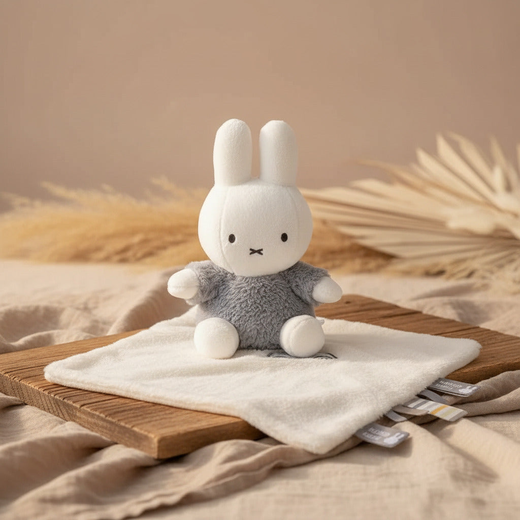Doudou Fluffy bleu | Miffy x Tiamo