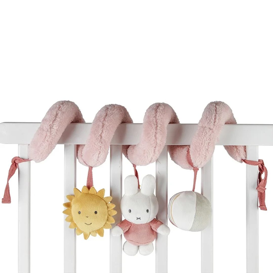 Spirale d'activités rose duveteuse | Miffy x Tiamo