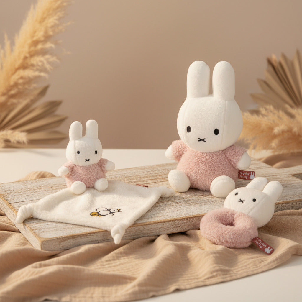 Exklusiv Geschenkset - Miffy Fluffy, Pink | Miffy x Tiamo