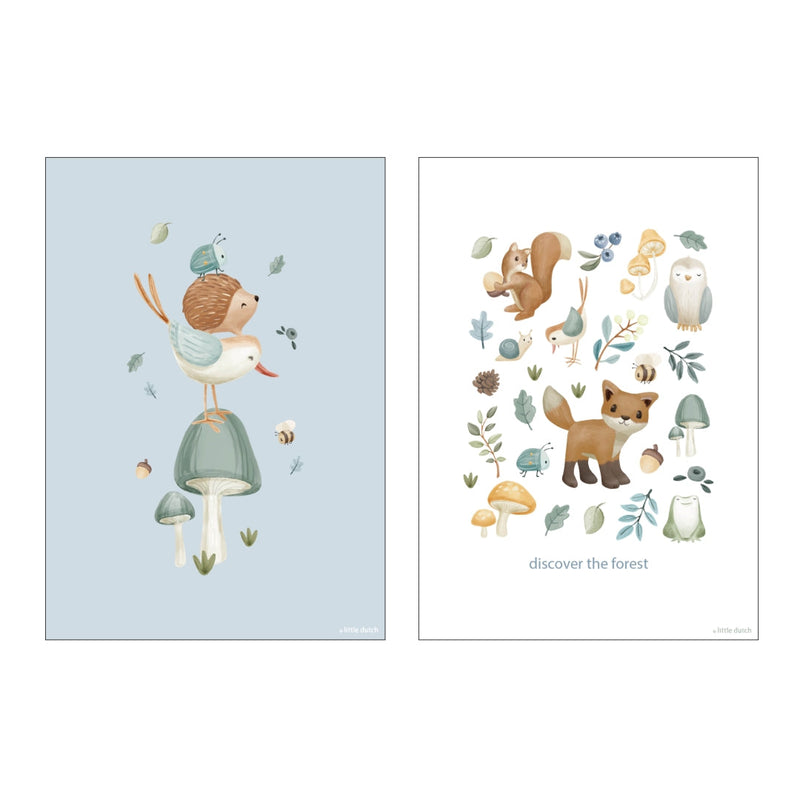 Affiche Merveilles de la forêt A3 | Little Dutch