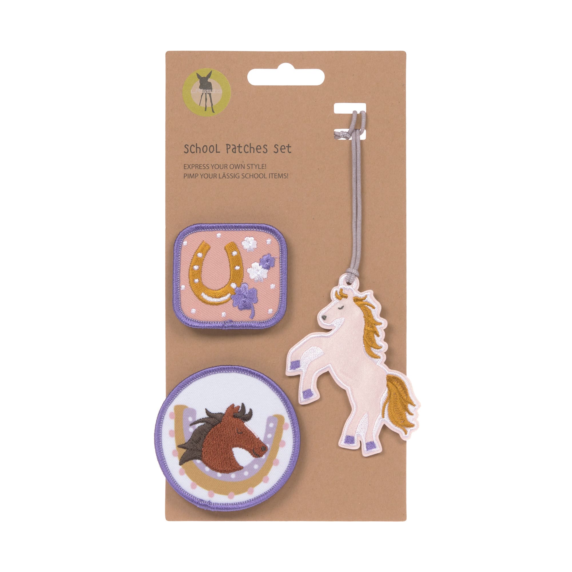 Patchs et pendentifs pour cartable - Happiness | Lässig