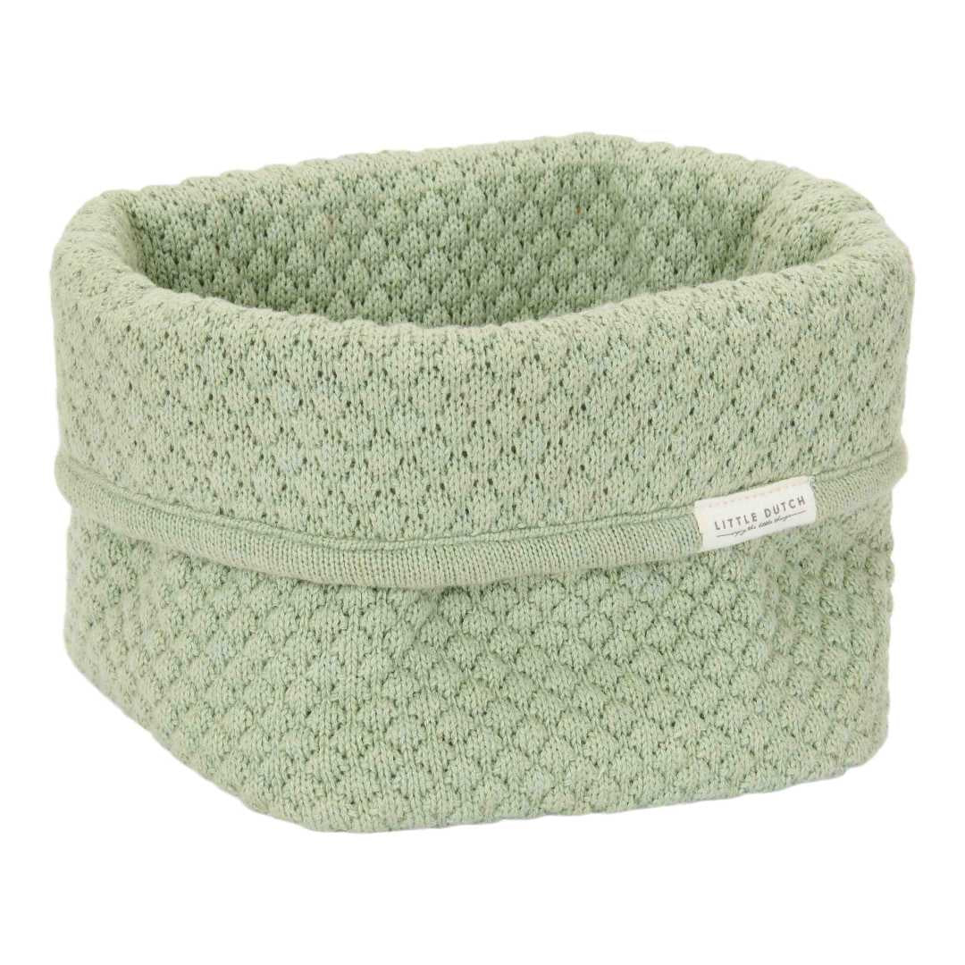 Petit panier d'allaitement brodé - Pure Sage | Little Dutch