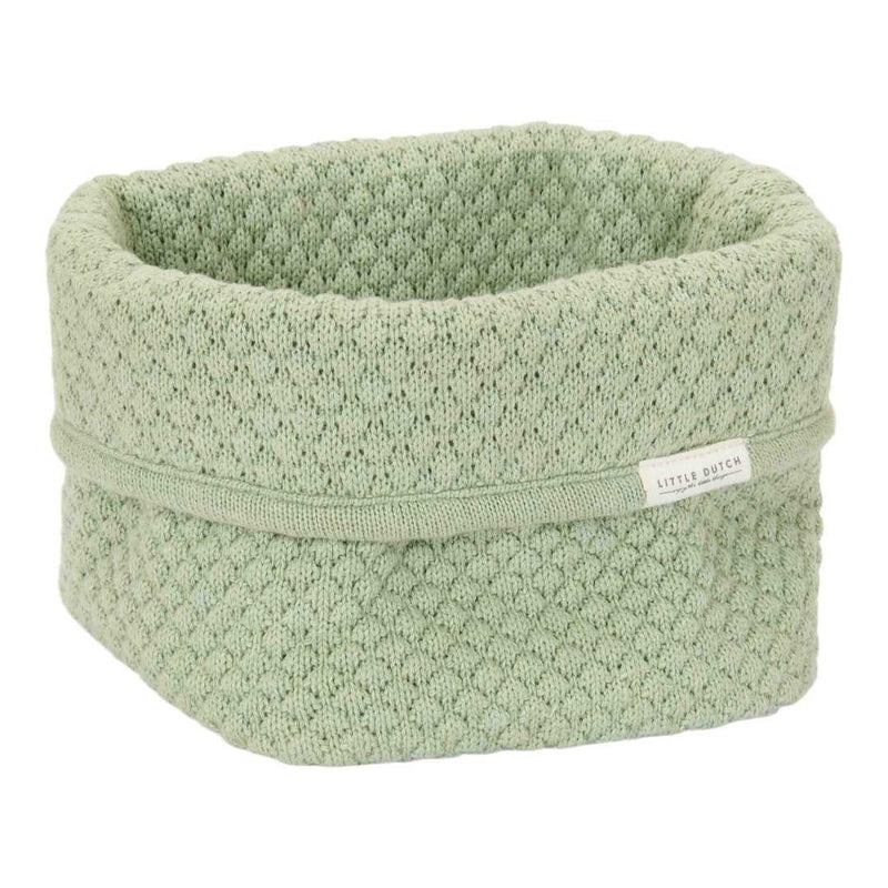 Petit panier d'allaitement brodé - Pure Sage | Little Dutch